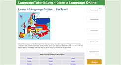 Desktop Screenshot of languagetutorial.org